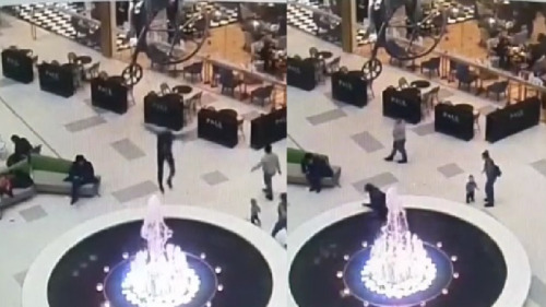 Photo of Астанчанин спрыгнул со 2-го этажа в фонтан ТРЦ