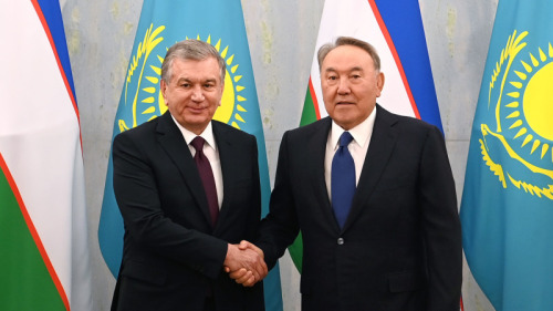 Photo of Назарбаев встретился с Мирзиеевым