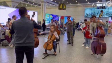 Photo of В аэропорту Ташкента провели оперный флешмоб