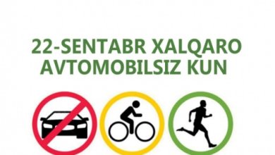 Photo of В Госкомэкологии Узбекистана напомнили гражданам о том, что 22 сентября международный день без авто