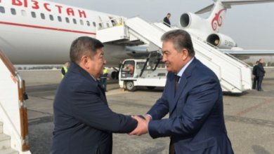 Photo of Акылбек Жапаров прибыл в Узбекистан