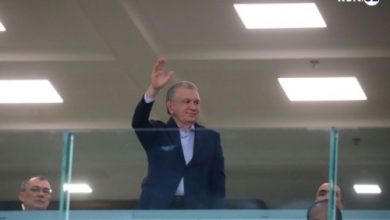 Photo of Шавкат Мирзиёев прибыл на стадион «Бунёдкор» 